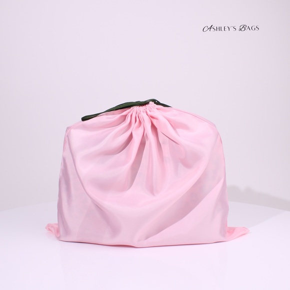 Kate Spade New Logo Pink Large Drawstring Dust Bag - Picture 3 of 3